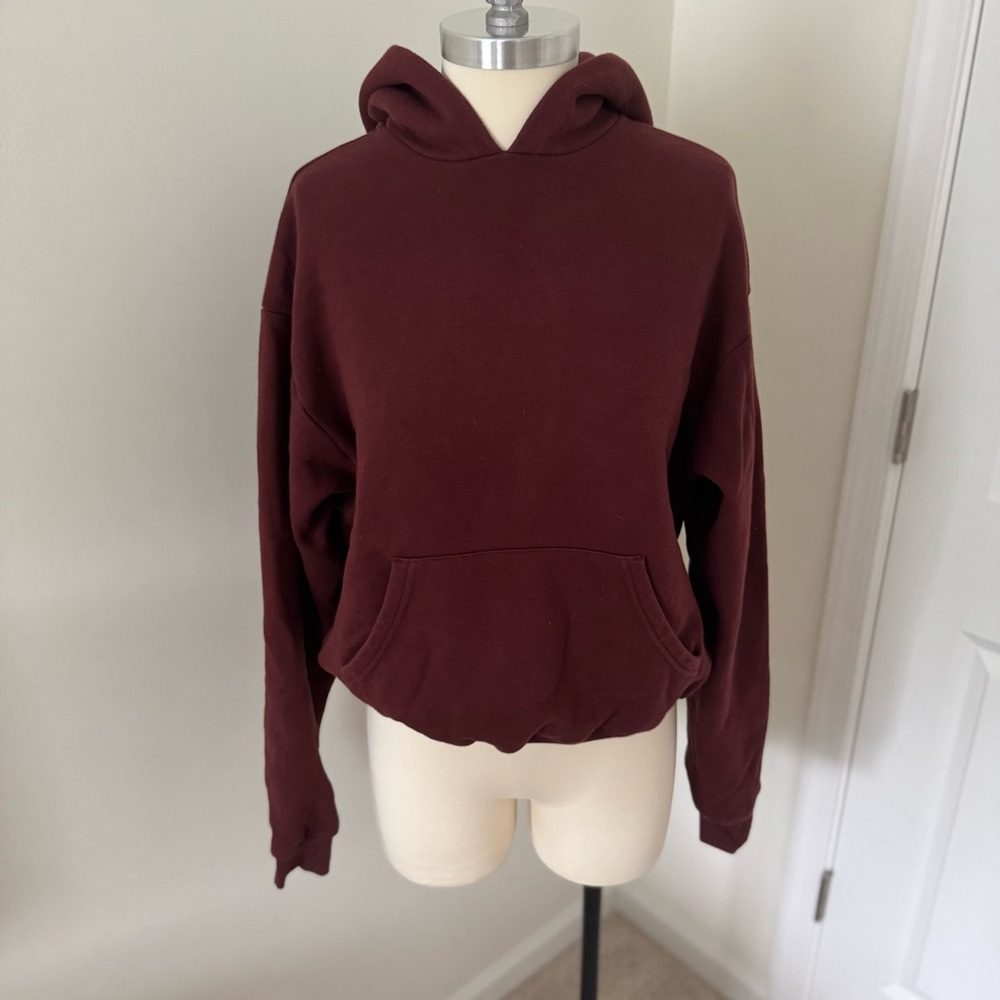 SKIMS Maroon Hoodie